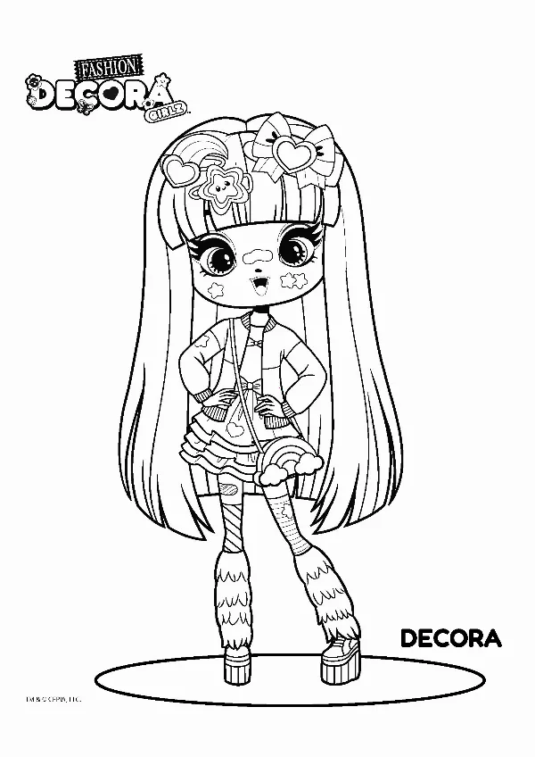 Decora Girlz Activity Sheet 5